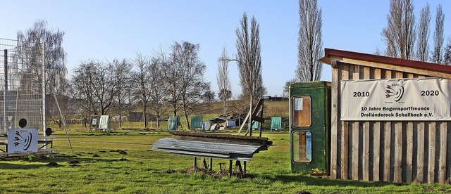 Der Verein Bogensport-Freunde Dreilnd...n fr den Ausbau seines Sportgelndes.  | Foto: Rolf Rhein