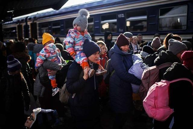 Der erste sichere Ort: In Polen sind schon fast 400.000 Ukraine-Flüchtlinge angekommen