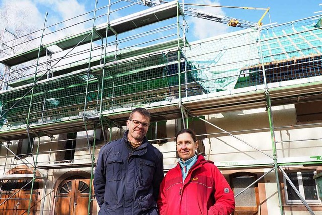 Ingo und Martina von Pflug investieren...ftigen Tourismus-Hotspot im Bleichtal.  | Foto: Michael Haberer