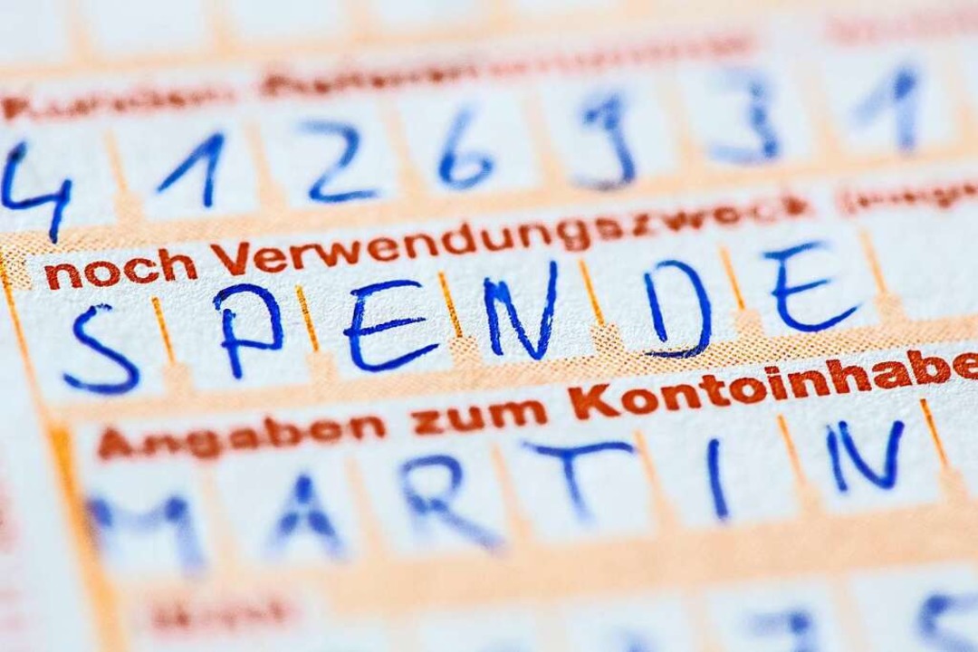 Wohin geht Ihre berweisung? Bei der f... prfen, wie ihr Geld eingesetzt wird.  | Foto: Robert Gnther (dpa)