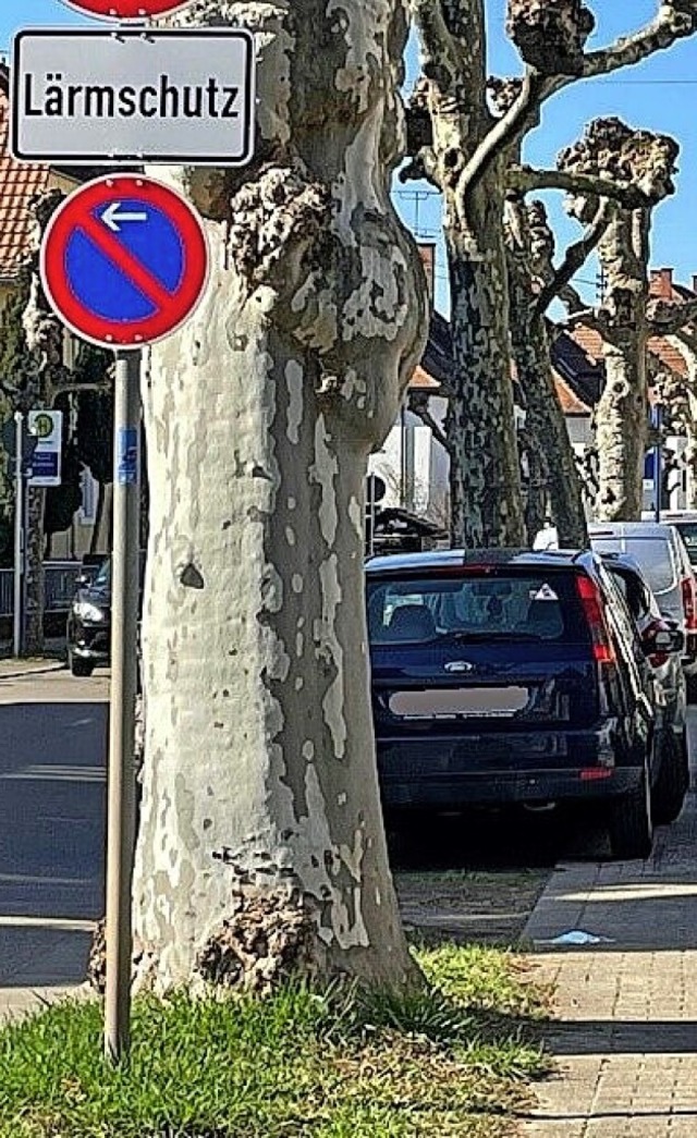 Ein Parkverbot soll die Sicherheit fr...nger an der Hochburger Strae erhhen.  | Foto: Stadt Emmendingen