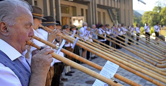 Alphrner sind urige Instrumente mit e...nweiler und Sulzburg Gelegenheit dazu.  | Foto: BDB-Musikakademie