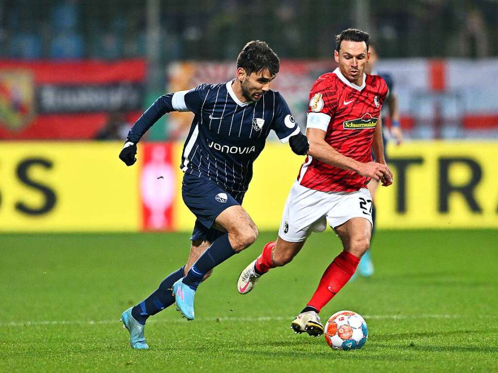 Der SC Freiburg steht im Halbfinale des DFB-Pokals.