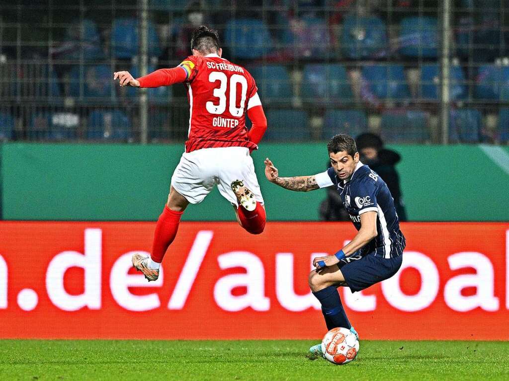 Der SC Freiburg steht im Halbfinale des DFB-Pokals.