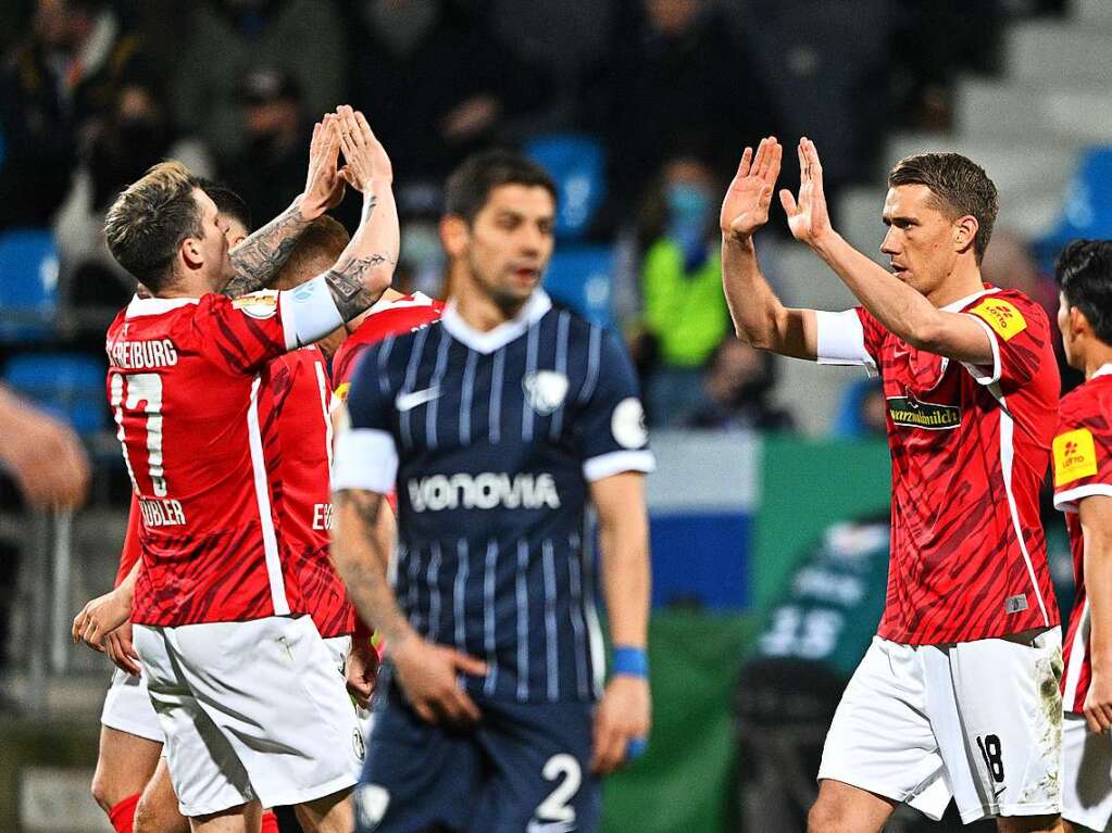 Der SC Freiburg steht im Halbfinale des DFB-Pokals.