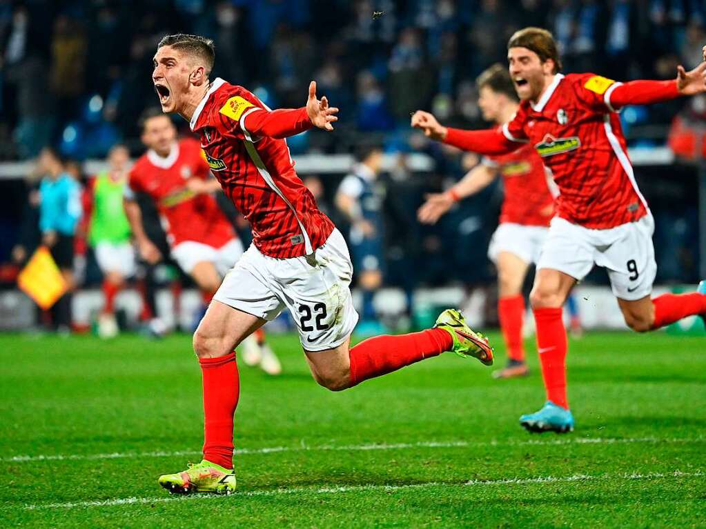 Der SC Freiburg steht im Halbfinale des DFB-Pokals.