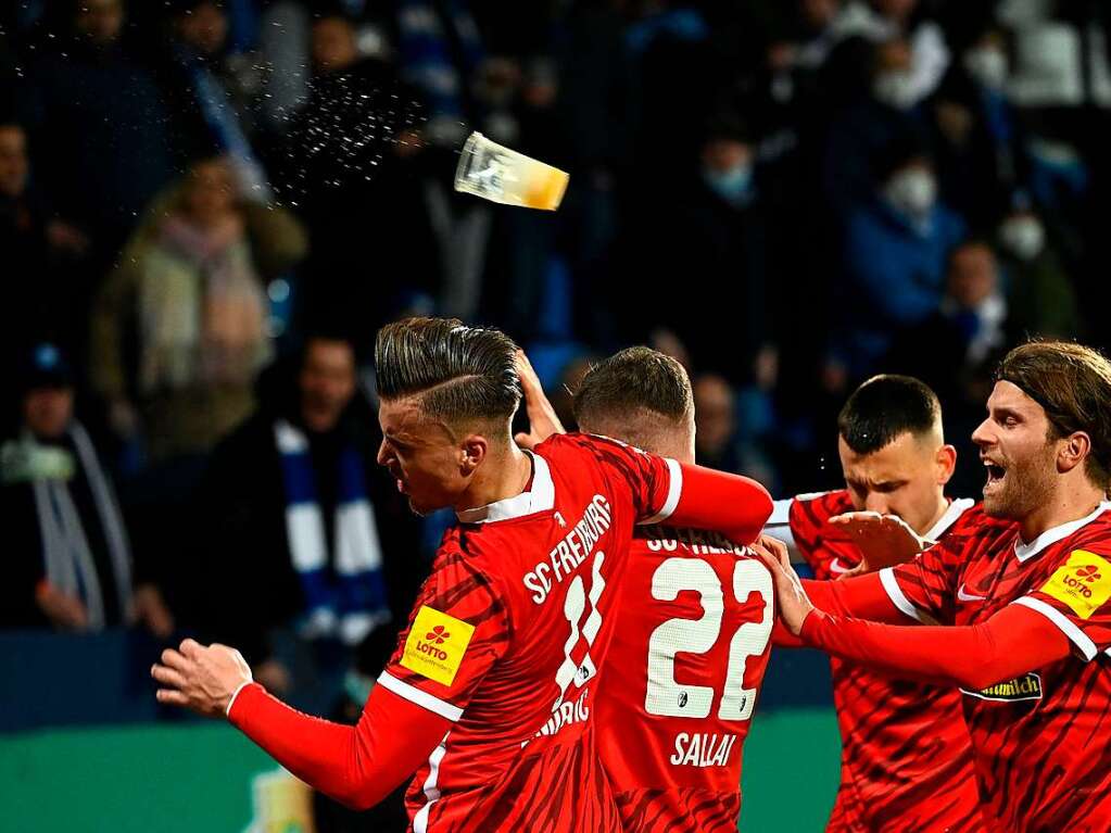 Der SC Freiburg steht im Halbfinale des DFB-Pokals.