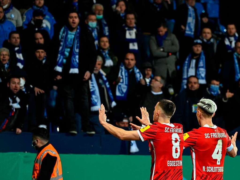 Der SC Freiburg steht im Halbfinale des DFB-Pokals.