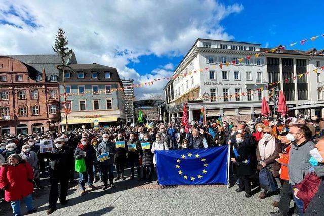 Am Samstag findet in Lörrach erneut eine Friedensdemo statt