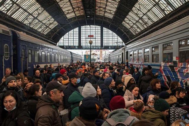 Im westukrainischen Lviv stoen Helfer an ihre Grenzen