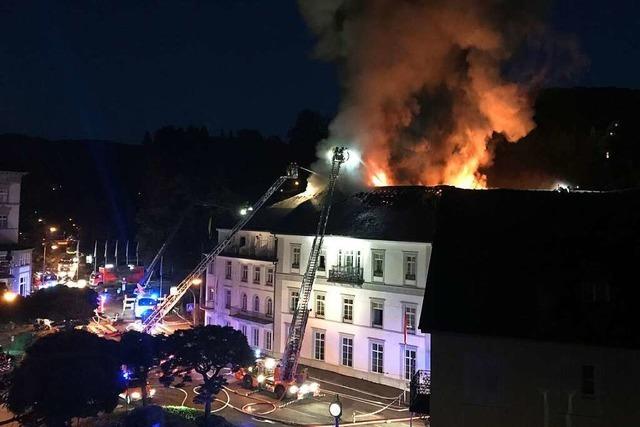 Ex-Mitarbeiter soll Luxushotel in Baden-Baden angezündet haben
