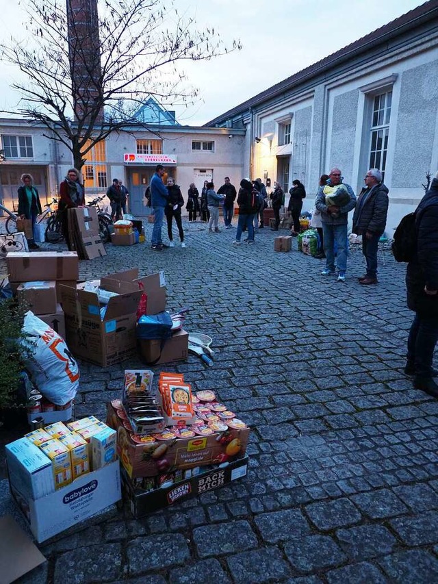 Der Spendenaufruf fr Menschen aus der... am Rhein auf berwltigende Resonanz.  | Foto: Herbert Frey