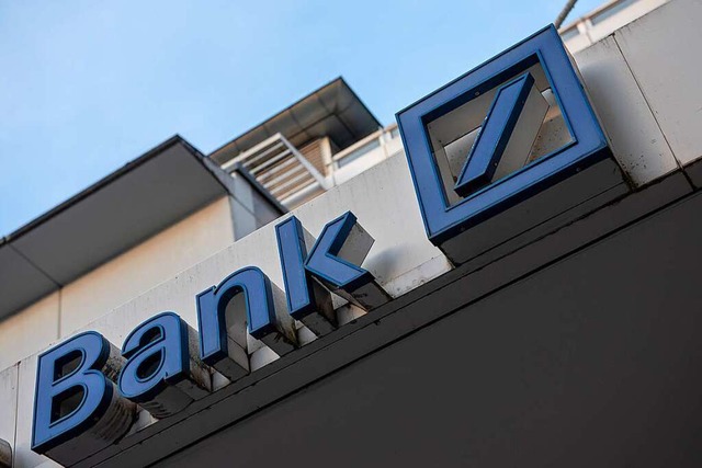 Das Logo der Deutschen Bank  | Foto: Jonas Hirt
