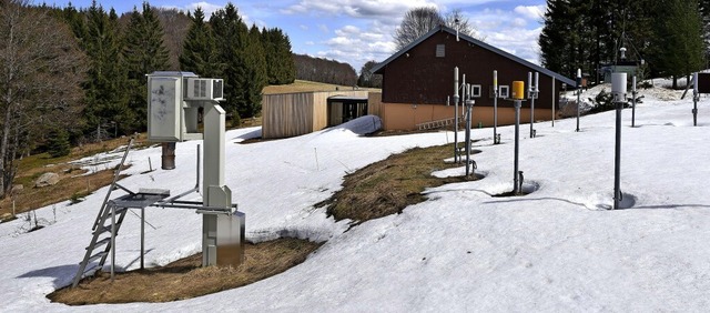 Auch kleinste radioaktive Spuren in de...sen: die Station auf dem Schauinsland.  | Foto: Thomas Kunz