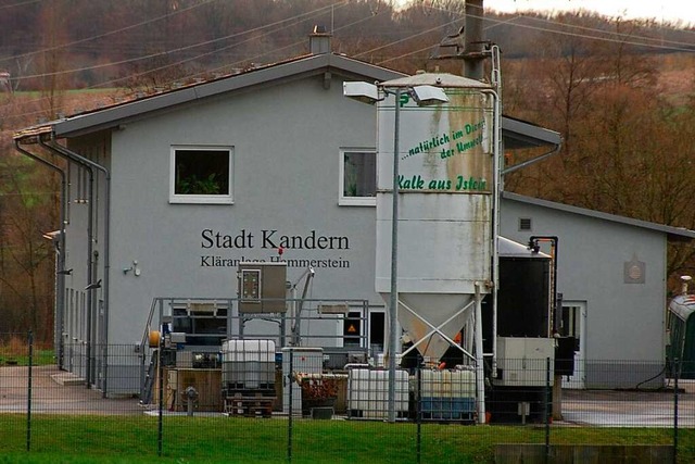 Sollte die Klranlage der Stadt Kander... es  auch nicht ohne eine Erweiterung.  | Foto: Herbert Frey