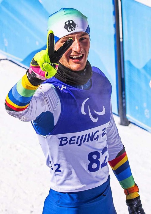 Marco Maier vom SV Kirchzarten gewinnt sensationell Biathlon-Silber.  | Foto: Jens Büttner (dpa)