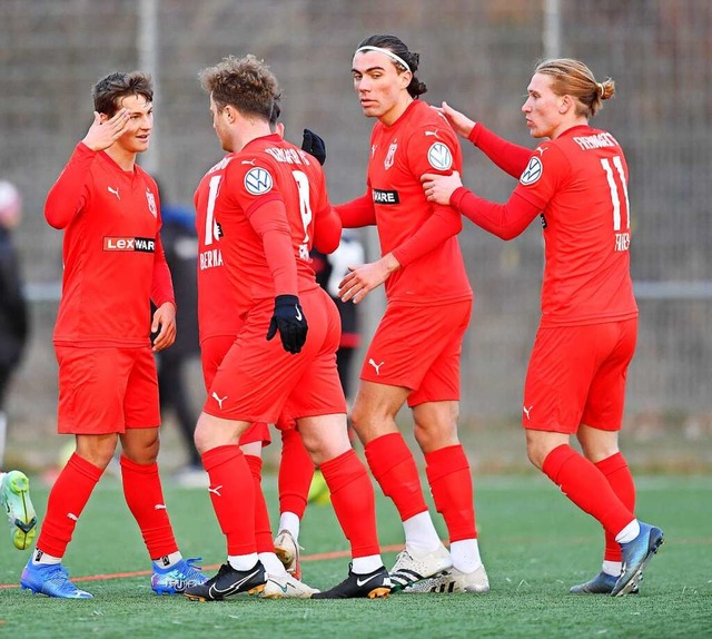 Ein erster kleiner Schritt fr den Freiburger FC, war das 1:1 in Ilshofen.  | Foto: Achim Keller