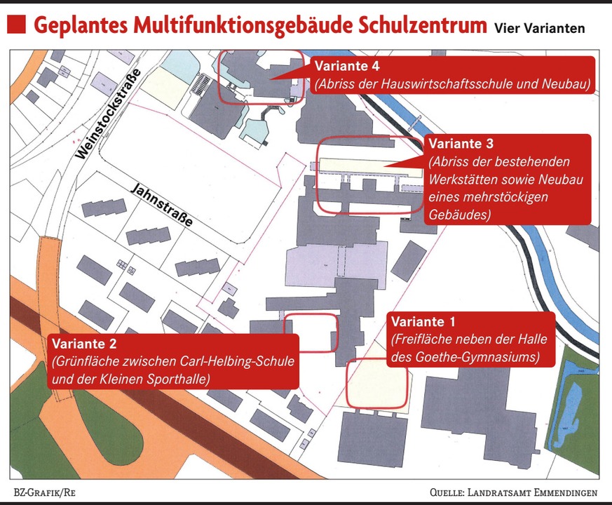 Wie das Berufschulzentrum in Emmendingen erweitert werden könnte -  Emmendingen - Badische Zeitung