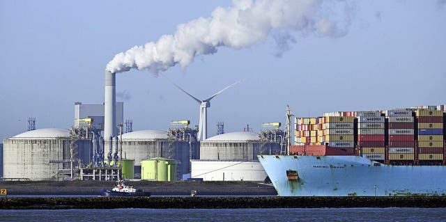 Rotterdam hat bereits ein Importtermin...eutsche soll in Brunsbttel entstehen.  | Foto: Federico Gambarini (dpa)