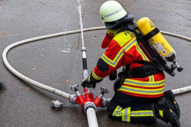 Die Ebringer Wehr ist gut aufgestellt,...n Mitglieder auch tatschlich vor Ort.  | Foto: Hubert Gemmert