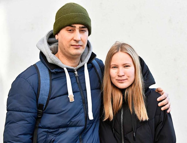 Sie stammen aus Donezk im Donbas, lebt...akarya Ghozlani und Natalija Filinska.  | Foto: Michael Bamberger