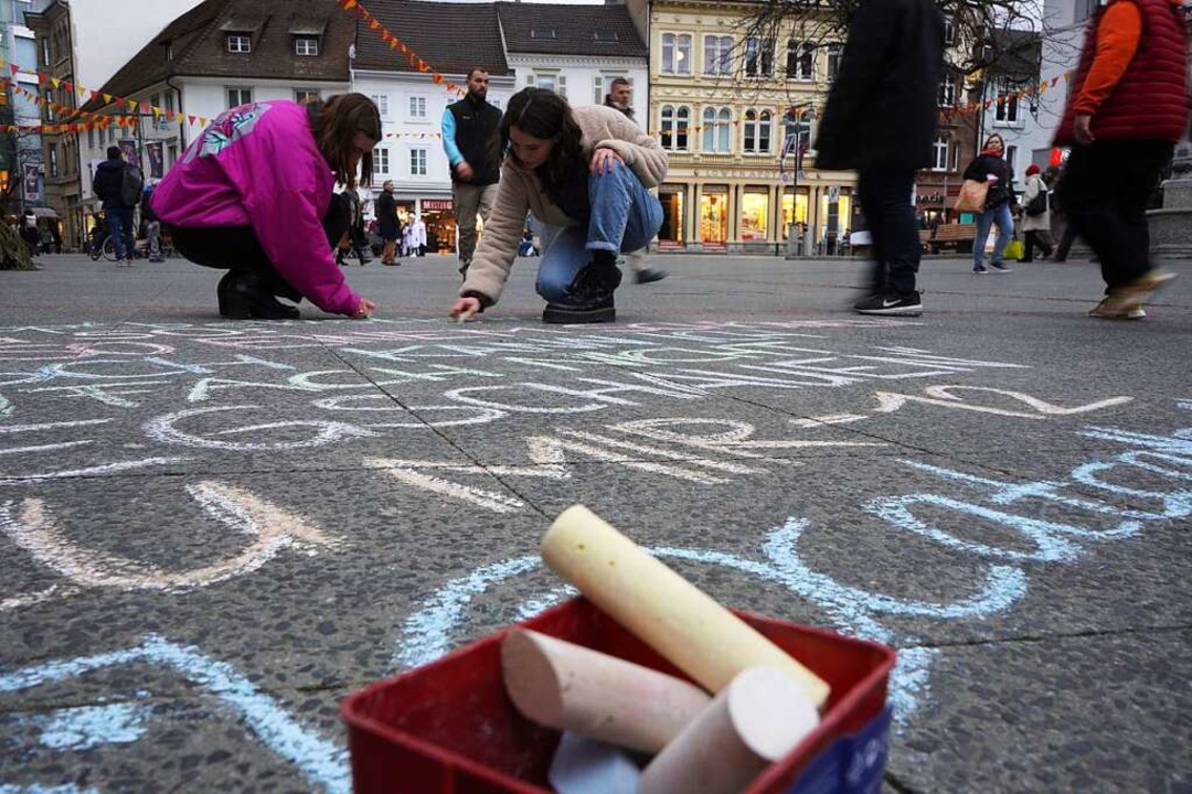 Die Ortsgruppe Catcalls of Lörrach set... Belästigung im öffentlichen Raum ein.  | Foto: Lisa Petrich