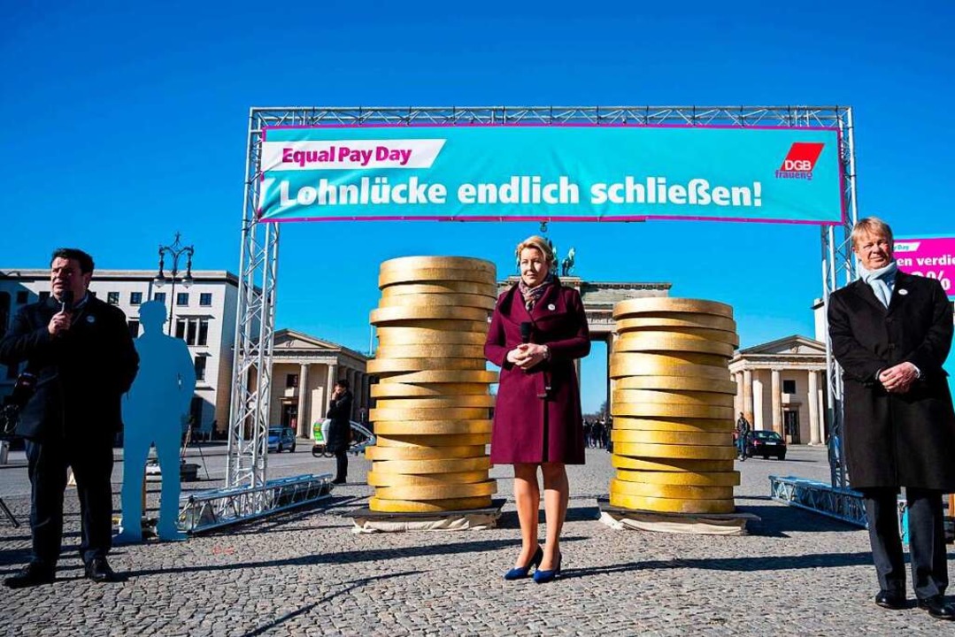 Veranstaltung zum Equal Pay Day in Berlin  | Foto: JOHN MACDOUGALL (AFP)