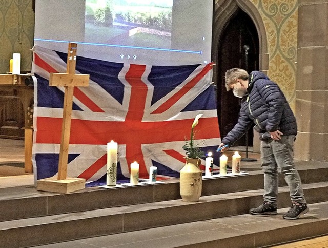 Der britische Flagge in der St.-Ulrich...land, Wales und Nordirland erarbeitet.  | Foto: Karl-Wilhelm Frommeyer