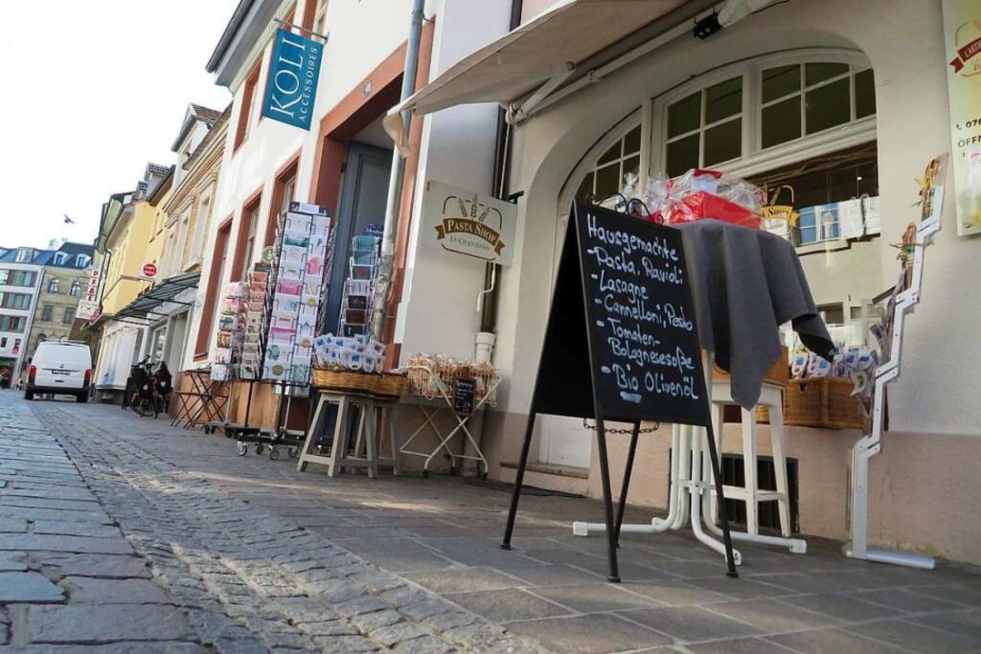 Die Geschfte in der Teichstrae sind ...raktiv, aber konomisch nicht einfach.  | Foto: Peter Gerigk
