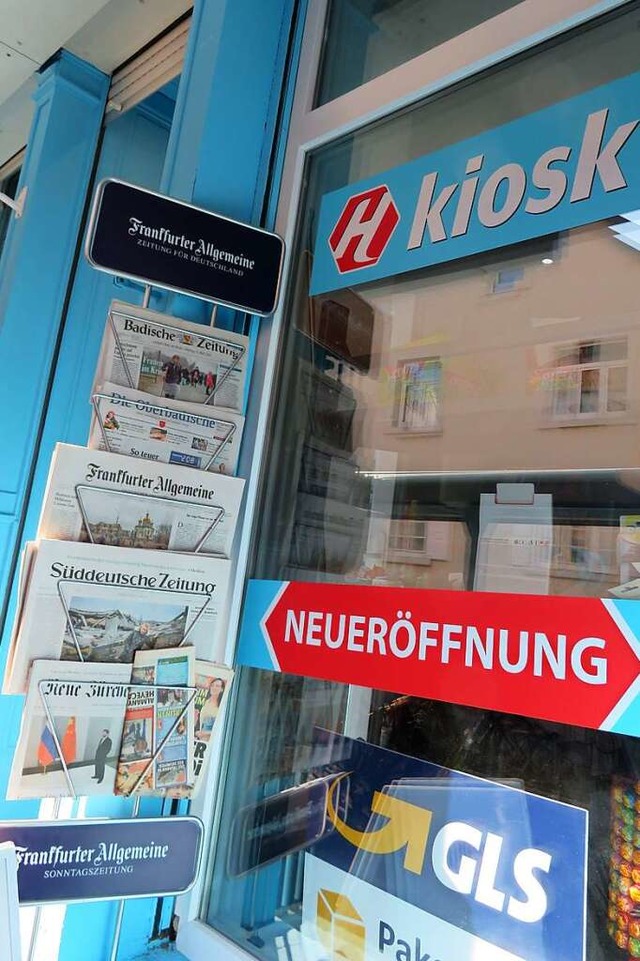 Ein Kiosk hat im Dezember in der Spita...enber dem Karstadt-Parkhaus erffnet.  | Foto: Peter Gerigk