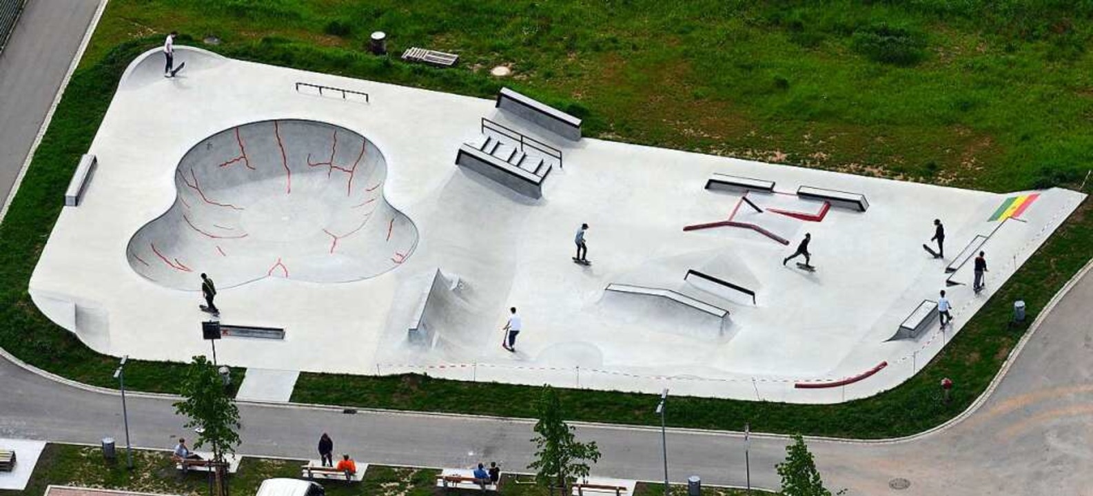 Der Skatepark in Schopfheim: Nach dies...G auch die neue Anlage in Rheinfelden.  | Foto: Erich Meyer