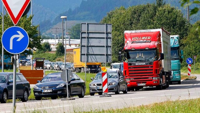 Mit Verkehrsbehinderungen durch Umleit...Hausach ist nun doch nicht zu rechnen.  | Foto: Peter Heck