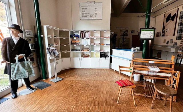 Neu gestylt ist auch der Eingangsbereich im Zeller Textilmuseum.  | Foto: Hans-Jrgen Hege