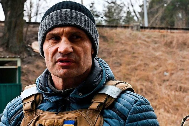 Vitali Klitschko: &#8222;Jede Strae, ...rollpunkt sind verstrkt worden&#8220;  | Foto: GENYA SAVILOV (AFP)