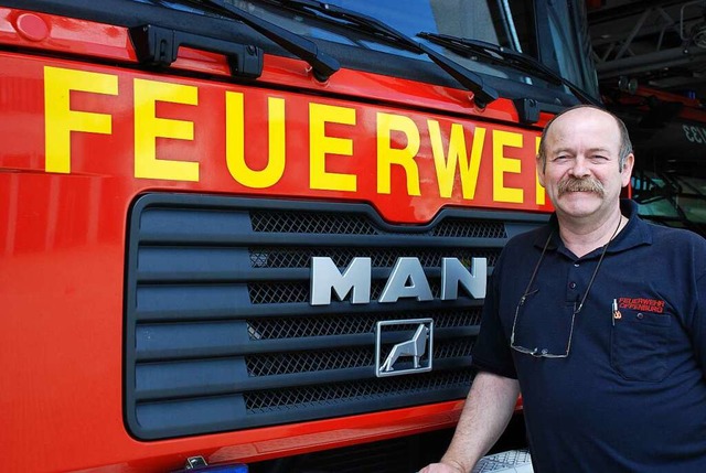 Der frhere Feuerwehrkommandant Berthold Maier  | Foto: Gertrude Siefke