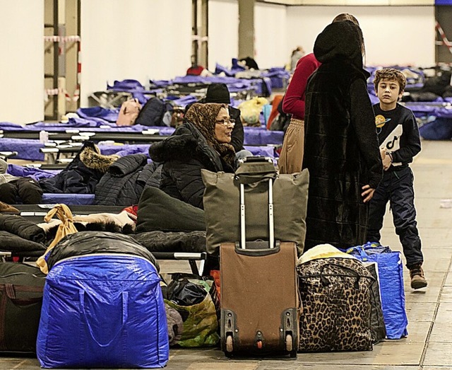 Unterknfte werden gesucht fr ukrainische Flchtlinge.  | Foto: Annette Riedl (dpa)