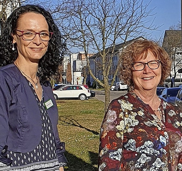 Inge Thoma (rechts) geht in Rente, Olivia Burkhardt ist neue Leiterin.  | Foto: Maja Tolsdorf