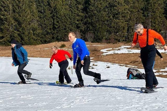 Sportler trainieren in Todtnauberg für die Special Olympics-Winterspiele