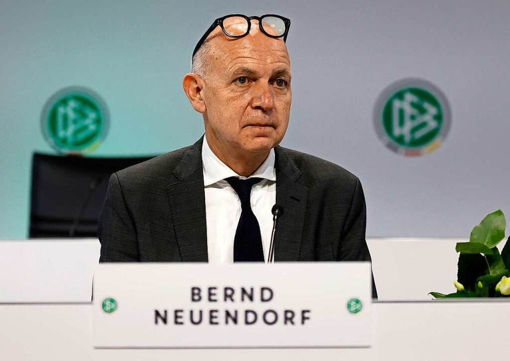 Neuer DFB-Chef: Bernd Neuendorf  | Foto: Ronald Wittek (dpa)