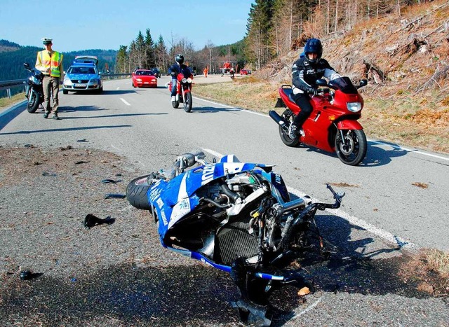 Teile der B 500 werden als Rennstrecke...eben &#8211; drei mehr als im Vorjahr.  | Foto: margull