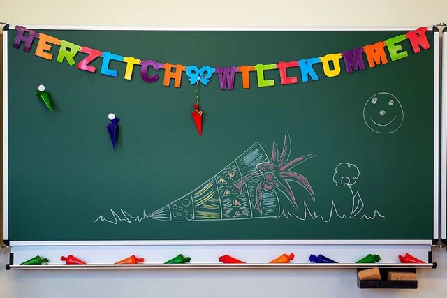 Die geflchteten ukrainischen Kinder s...ule gehen knnen, wenn sie es wollen.   | Foto: Arno Burgi (dpa)