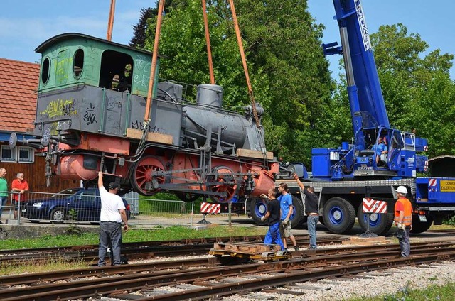 2012 kam Lok 7 zurck nach Kandern  | Foto: Markus Maier