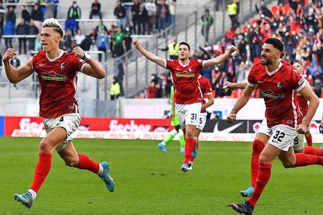 Fotos: Gegen Wolfsburg erarbeitet sich der SC ein 3:2