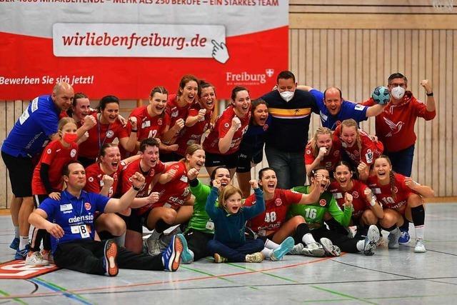 Glück beim finalen Siebenmeter – HSG Freiburg siegt im Spitzenspiel
