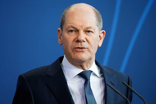 Bundeskanzler Olaf Scholz reist zu seinem Antrittsbesuch in die Trkei.  | Foto: Odd Andersen (dpa)