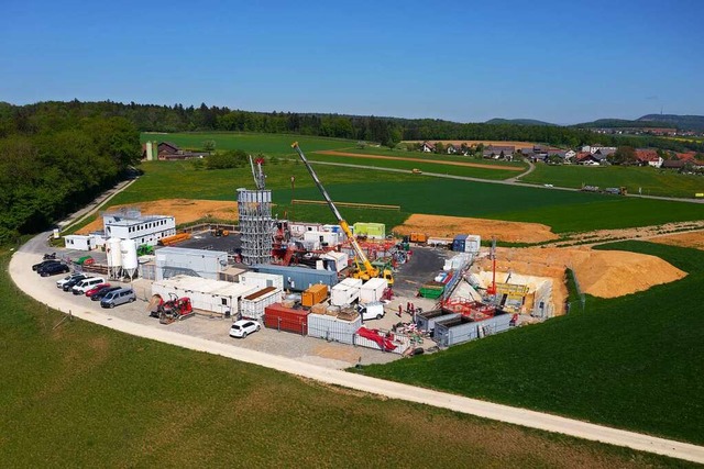 Nagra-Bohrplatz bei Tllikon im Kanton Zrich  | Foto: Nagra