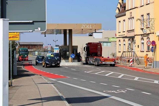 Am Grenzbergang in Grenzach-Wyhlen soll das Angebot reduziert werden