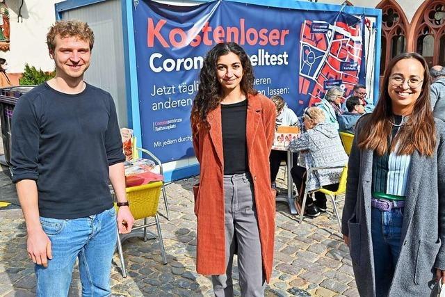Freiburger Studierende leiten Schnelltestzentren – und spenden vom Gewinn