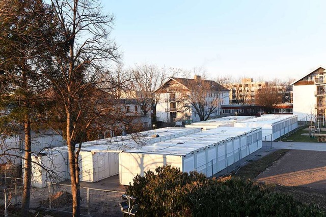 In der Freiburger Landeserstaufnahmest...sind zwei Bewohner aneinander geraten.  | Foto: Rita Eggstein