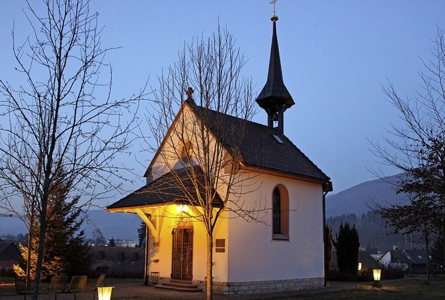 In der romantischen Josefskapelle im E...Jahr kein Patrozinium gefeiert werden.  | Foto: Hansjrg Bader